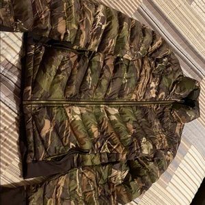 Puffy camo jacket